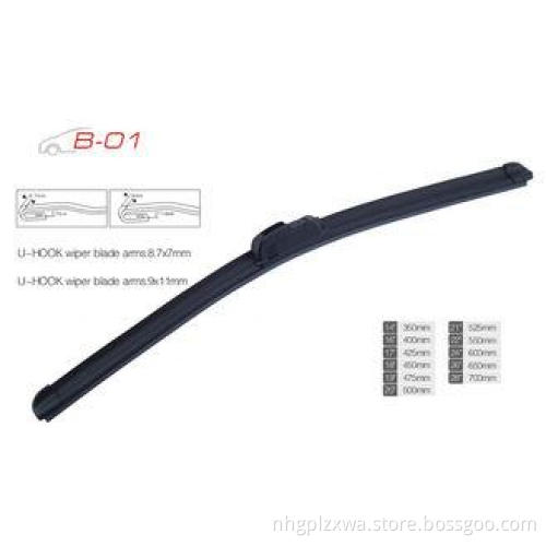Soft Black Flat BUICK Car Wiper Blade Safe 19 28, Windshiel